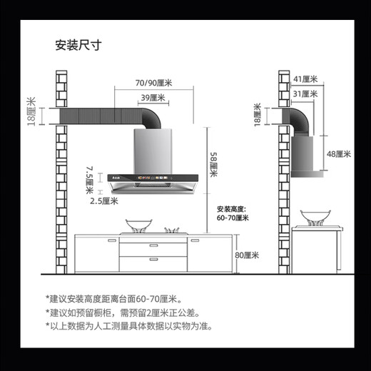 志高（CHIGO）【国家补贴 立减20%】抽油烟机 家用欧式顶吸油烟机 大吸力 小型自清洁抽烟机 挥手智控 语音智能 高配900宽+五键体感控制+自动清洗+自行安装