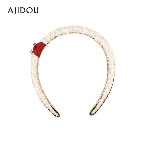 AJIDOU birthday gift AJIDOU Warm Winter Kingdom series goddess headband dark red inner diameter 12.5cm wide 3cm