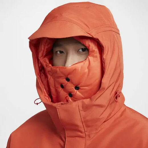 Nike Men AS M NK TCH TF GORE JKT FLW Cotton Clothing FZ0725-846 Orange Red L