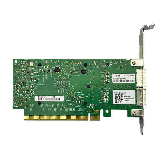 迈勋Mellanox ConnectX-5 VPI迈络思芯片100G兼容MCX556A-ECAT双口高速率RDMA/IB/EDR模式PCIE-4.0 MCX5-100G双口PCIE 4.0 X16
