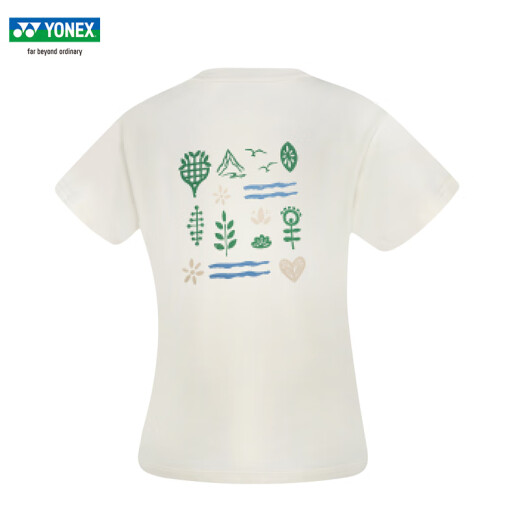 Yonex Yonex Badminton Anzug Kurzarm T-Shirt Shorts Herren 16671CR YY Sportswear Schnelle trockene Umweltschutz Serie Frauen T-Shirt 16835BCR ICE BEGE 2XL