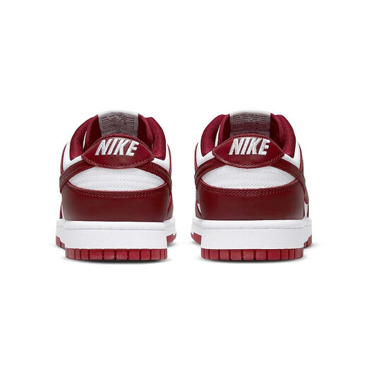 耐克（NIKE）鞋子男 Dunk Low 白红经典低帮男子休闲运动鞋轻便舒适复古板鞋 DD1391-601 白红 44.5