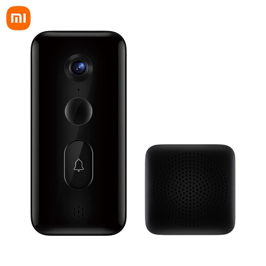 Xiaomi (MI) Smart DoorBell 3 2k Auflösung 180 Super großes Sichtfeld Heimat-Eye-Kamera Anomalie-Bewegung vor dem Tür Handy Mobile anzeigen und entfernte Echtzeit anzeigen Xiaomi Smart Türklingel 3