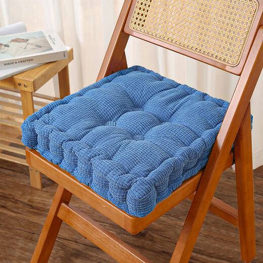 Yingzhu'er seat cushion thickened chair cushion butt seat cushion butt cushion office sedentary artifact student dormitory classroom office seat cushion sapphire blue square 10cm thickened 50*50cm not tired after sitting for a long time