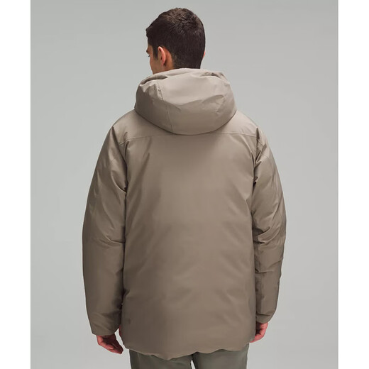 Lululemon Lululemon Men's Down Jacket StretchSeal Parka 600 Fill Goose Down Weatherproof Jacket Nomad Nomad Brown S