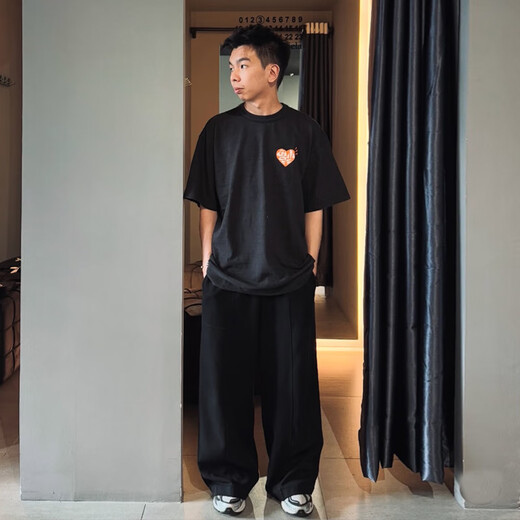 海迪洛日系蛇年human made爱心短袖T-shirt林俊杰男女情侣T恤春夏季 3937白色 S