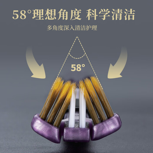 YINAIMEI三面牙刷成人立体包裹超细软毛多角度深层清洁口腔护理家庭装礼盒 软毛 2支 【三面包裹】软毛牙刷-