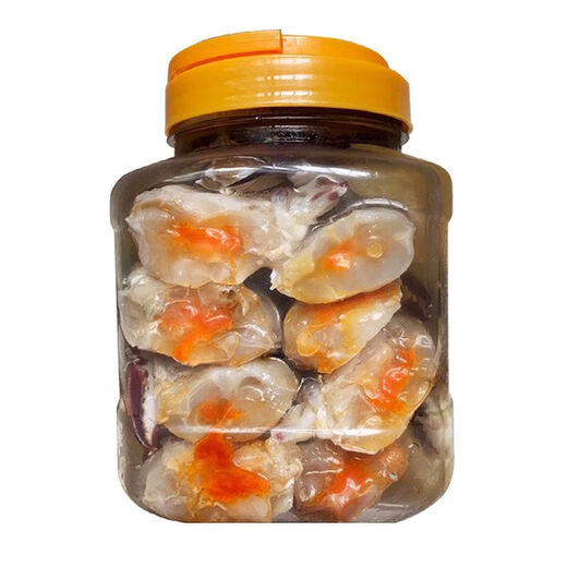 宁波产醉蟹块即食呛蟹腌制红膏蟹块生腌海鲜咸蟹醉蟹股 美味蟹块718g
