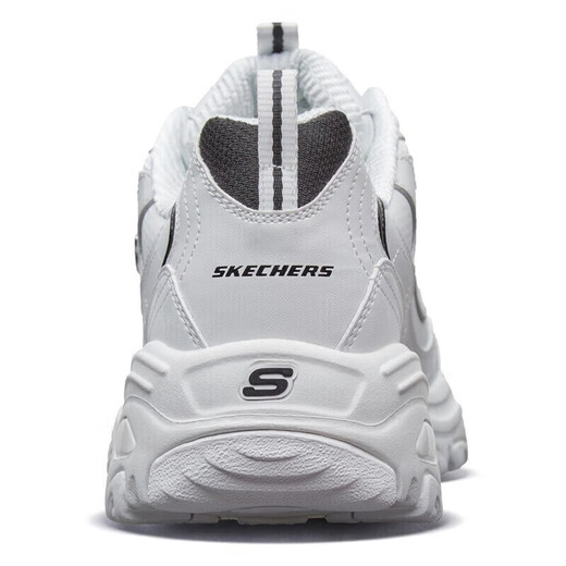 Skechers Little White Bear | Atmungsaktive weiße Herrenschuhe mit erhöhter dicker Sohle und vielseitigen Retro-Casual-Dad-Schuhen-Sneakern 52676