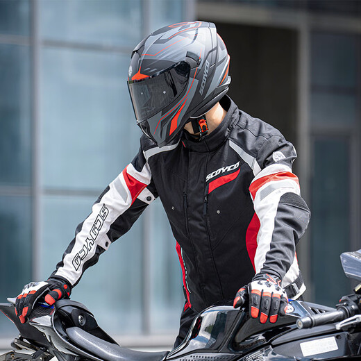 SCOYCO cycling clothing motorcycle men's motorcycle clothing imitation racing anti-fall windproof cycling clothing wear-resistant riding suit autumn and winter desert 2