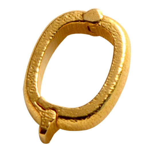 Fat Donglai's same style 18k gold universal buckle plated pendant buckle buckle connecting buckle accessories bracelet necklace accessories ancient gold buckle - small size