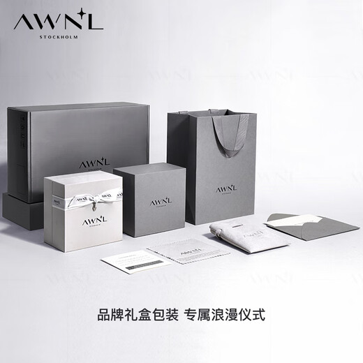 AWNL Fu Longfei's same style small crystal necklace for men Celestino blue line stone pendant light luxury fashion jewelry titanium steel chain 55cm