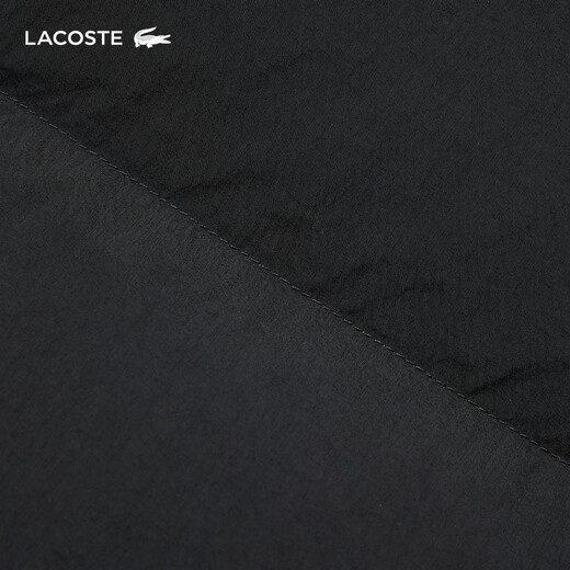 LACOSTE French crocodile women's warm mid-length drawstring goose down jacket | BF0698 031/black S /160