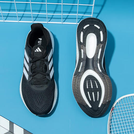 阿迪达斯 （adidas）跑步鞋男鞋冬季新品Ultraboost 21爆米花网面透气休闲运动鞋 IF4839/boost中底/黑白 40.5