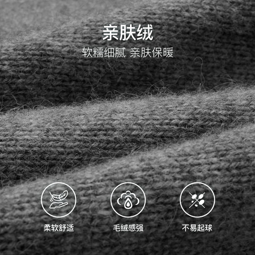 Olrain French small fragrant sweater for women in autumn new French stand-up collar black earring cardigan gray (second batch) M