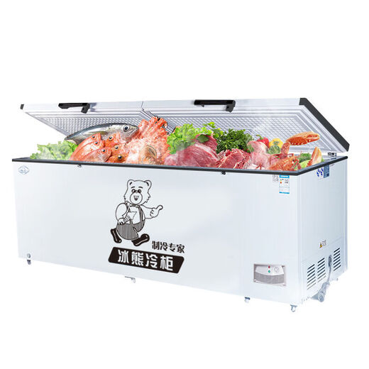 Bingxiong (Bingxiong) Kupferrohr Gefrierschrank BC/BD798 Commercial Large Capacity Refrigation Einwöchiger Power-Spar-Supermarkt BC/BD-1098 Kupferrohr (Dualmaschinen)