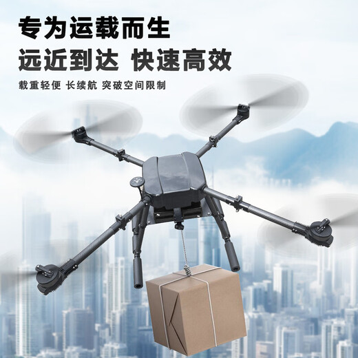 翔顺四轴无人机载重运输电力架线抛投巡逻喊话器7公斤载重长续航飞机 X40四轴无人机（配标准遥控器）