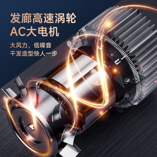 AUX hair dryer 2200w high-power hair dryer for barber shops, hair salons, household quick-drying negative ion hair care without damaging hair styling, top flagship model 2200W + 100 million blue light negative ion hair care