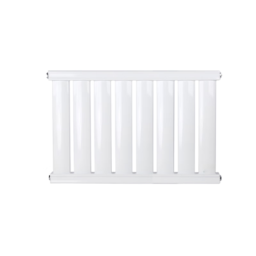 Ximpson radiator household water heating radiator steel bathroom wall-mounted surface-mounted central heating natural gas radiator horizontal medium 60cm*6 columns heat dissipation 5-6 square meters