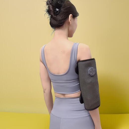 Lingyi Arm Massager Tennis Elbow Arm Heating Massager Air Pressure Kneads Elbow Joint Vibration Arm Numbness Pain Warming Arm Magical Physiotherapy Instrument Double Ninth Festival Gift New Charging 5000mah Air Pressure Vibration Hot Compress Red Light