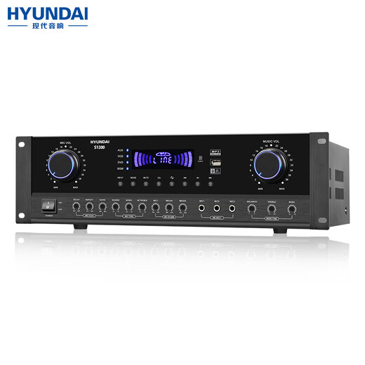 HYUNDAI modern S1200 home ktv audio amplifier special for home card package speakers, high fidelity Bluetooth wireless high-power music amplifier