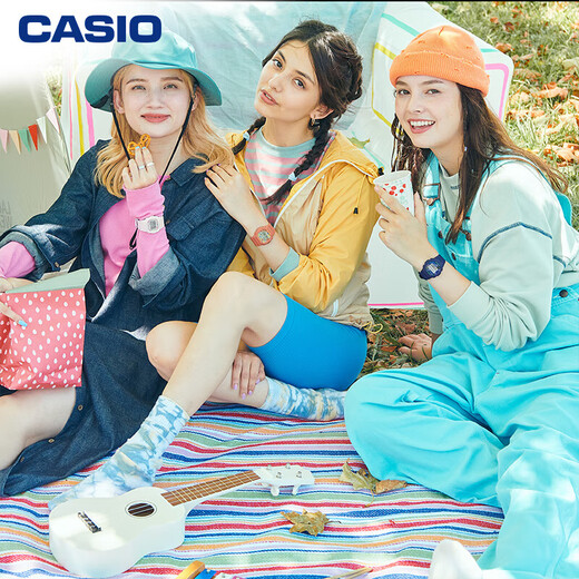 CASIO BABY-G BGD-565 Retro Floral Sports Fashion Women's Watch Waterproof and Shockproof Quartz Watch Gift BGD-565RP-7PR