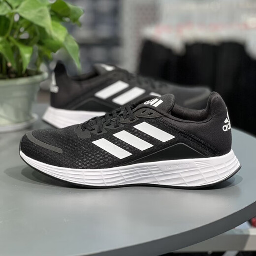 Adidas (adidas) running shoes men's shoes new DURAMO SL mesh breathable sports shoes training preparation lightweight fitness running shoes JQ9716 black 40 (245mm)