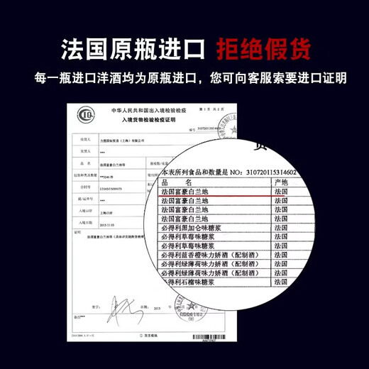 必得利Bardinet 口粮酒VSOP白兰地法国原瓶进口洋酒行货700ml 富豪白兰地 700mL 1瓶
