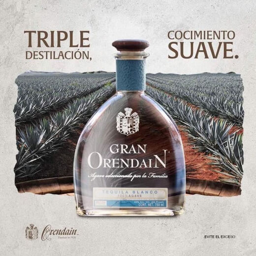 Ou shuai mexico importé tequila en verre bouteille de vin version vin étranger baser de vin de vin de la base de vin ensemble 100% tequila collection argent étiquette