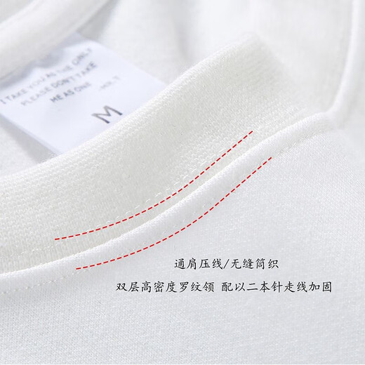 Pure white 500g heavy T-shirt pure cotton thick thread neckline short sleeve oversize fashion brand three-pin short sleeve 500g heavy short sleeve - gray 3XL Recommended 200Jin [Jin equals 0.5 kg]-230Jin [Jin equals 0.5 kg]