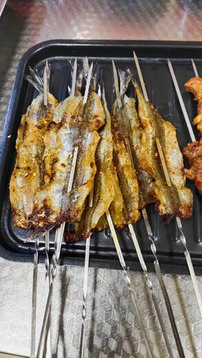 烧烤专用9-20厘米马步鱼干500g棒棒鱼针鱼片海鲜干货饭店用 宽片1517厘米一斤17-21条