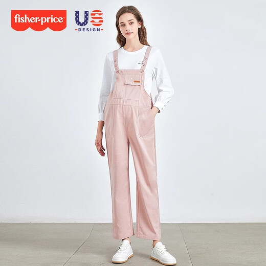 Fisher-Price Fisher Maternity Salopets pour le printemps et l'automne 2025 Nouvelle suspension de coton de grande taille en vrac Small Maternity Suit 1529 Kaki [printemps et automne] L [120-135jin [Jin est égal à 0,5 kg] portable]