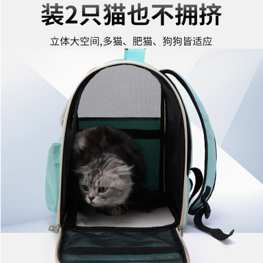 Beni Pet Backpack Cat Bag Outdoor Portable Bag Four Seasons Sturdy Windproof Pet Cat Backpack Space Capsule Shoulder Portable Hello Kaka Gray Suitable for 12Jin [Jin is equal to 0.5kg]