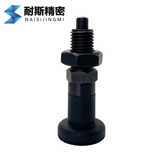 奇立彩定制旋钮柱塞GN617细牙分度销自锁复位型定位柱不锈钢 M12156不锈钢复位