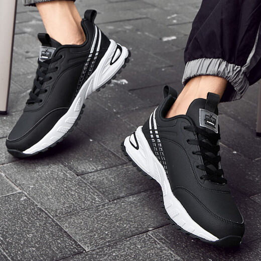 Jordan Gran Summer Men's Zapatos de gran tamaño zapatos antideslizantes 46 Air Cushion 47 Avestibles Sports Imploud Impermevas Sports Sports Running Blanco y negro 9737 44