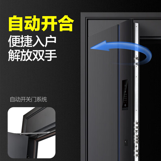 纵航者精雕铸铝门智慧门防盗门入户门智慧大屏全屋智联智能门T型门 2250*1050（单门）
