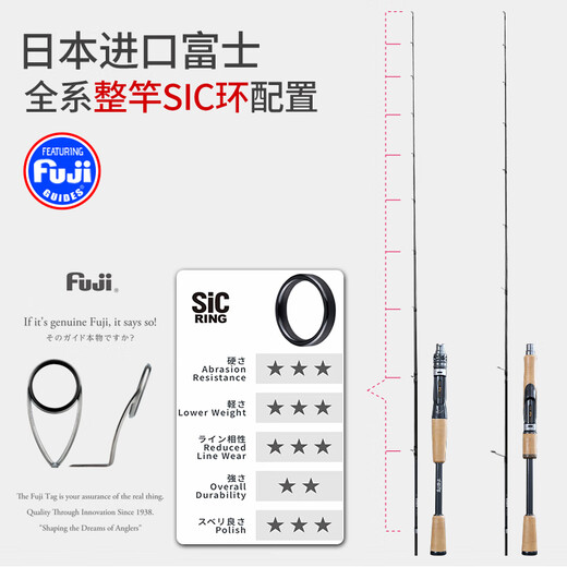 桑巴路亚桑巴舞者一本半路亚竿范用虫竿超快调高感度直枪柄鳜鱼远投杆 2.04m C682-ML-枪柄