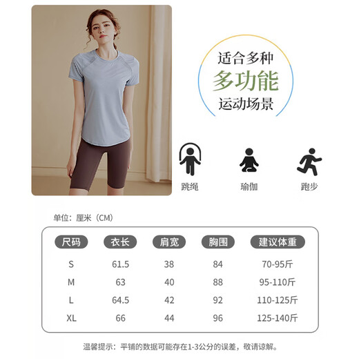 Shercehman Yoga -Kleidung Tops für Frauen Fitness Kleidung Kurzarm lauft schlanke Fitness -Kleidung Pilates Training Kleidung