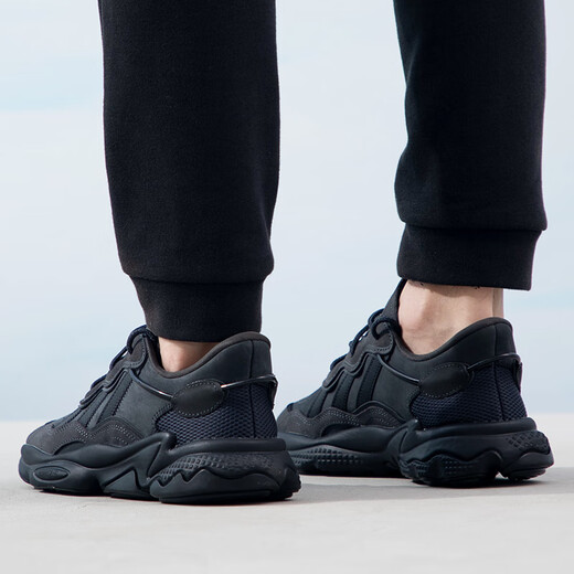 阿迪达斯（adidas）官网官方三叶草男鞋女鞋春季新款耐磨鞋子透气运动鞋轻便休闲鞋 GY9926/黑色/时尚舒适 40.5
