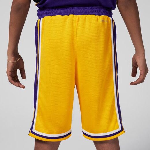 Nike (NIKE) official boys Los Angeles Lakers ICON NBA big kids quick-drying shorts FZ1187 728 Amarillo yellow/Los Angeles Lakers 150 M