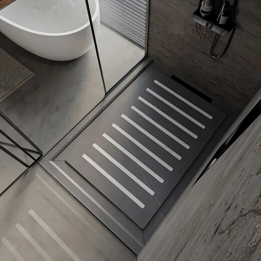 Fantasy Island Bathroom Sunken Shower Room Slate Shower Board Customized Step Stone Bathroom Anti-Slip Stone Bathroom Floor Stone Customized Shower Board 3-piece Set Contains Stone Base Number of Squares 1.0