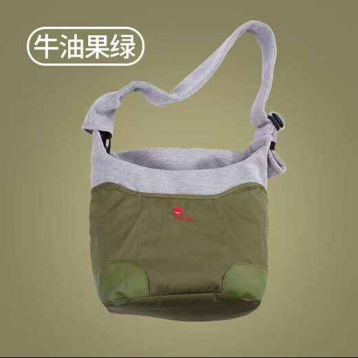 JanaDaG7婴儿背带宝宝腰凳斜包大容量护腰抱娃前抱式抱娃神器 军绿 均码