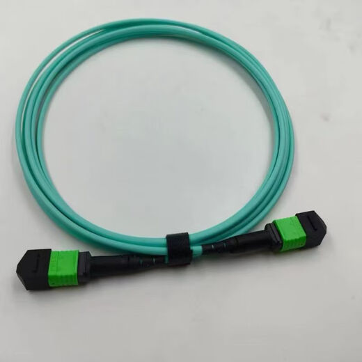 Super Broadcom MPO-MPO fiber optic jumper female multimode 8 core 12 core 16 core 24 core OM3/OM4/OM5 bundle B polarity compatible MTP 40G/100G/200G/400G 16 core MPO-MPO multimode OM4/400G jumper 3 meters