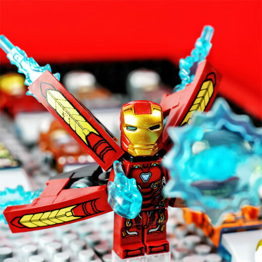 
FSYDFHB compatible with Lego Avengers 4 Iron Man 3 War Machine Anti Hulk Mecha MK85 Building Block Assembly Tiles Patriot 2 Generation 1343