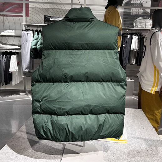 Nike (Nike) Baumwolljacke Weste Jacke Herren Winter Neue Sportswear im Freien im Freien und warme Weste Freizeitkomfort Top FB7374-323 Green XL
