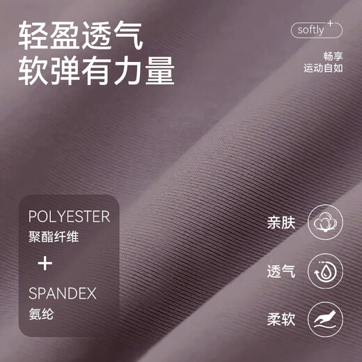 Victoria Traveler Yoga Wear Women's Loose Long-Sleeved Sports Top Breathable Running Fitness Wear Pilates Training Wear Mesh Purple M