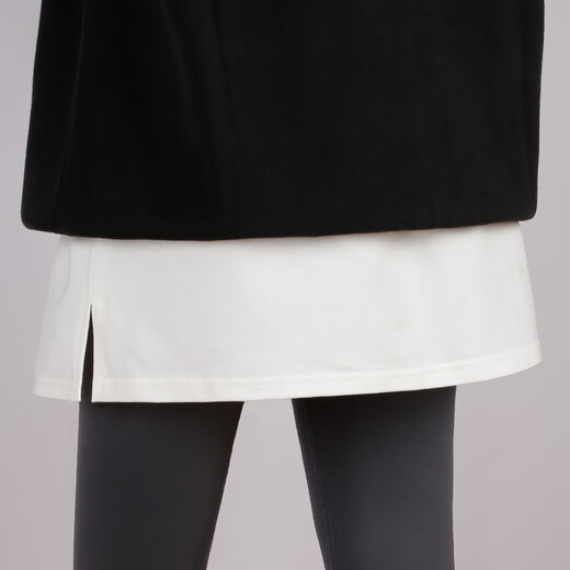 New Fiona Ass Curtain Women's Autumn and Winter Bottoming Artifact Covers Buttocks and Hips Small Butt Curtain Fake Hem Paired with Student Shark Pants to Cover Buttocks White Bear L 90-125Jin Jin is equal to 0.5 kg