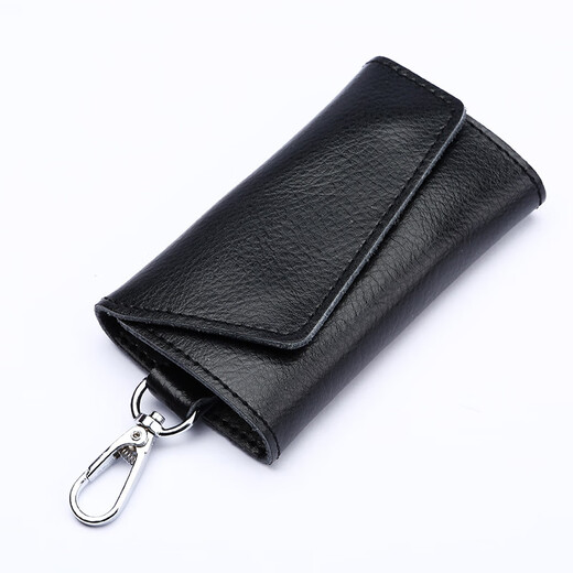 MUTUO Sélectionné Pack de clés de voiture de vache de vache Premium pour hommes Pack de clés pour femmes pour femmes de la mode Pack Key [Pattern Lychee] Brown