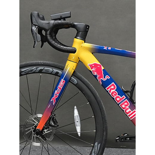 Guka (guka) Xide Sheng AD350 tire sticker Xide Sheng AD350/300 full car sticker road frame print latte art (45 yards) Red Bull-full car latte art