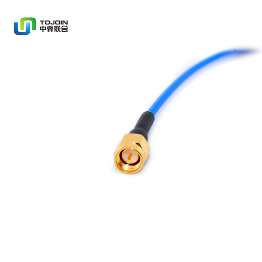 Zhongji United GSS405 RF cable SMA male-SMA male RF radio frequency line high frequency test cable meets 18GHZ GSS405/SMA-J male 40cm